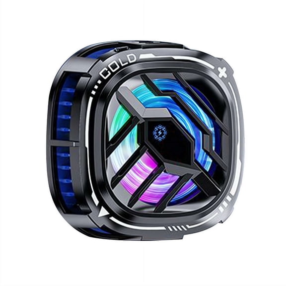 Phone Cooler,RGB Phone Cooling Fan with Semi-Conductor Cooling Chip,Gaming Phone Cooling Fan,Portable Semiconductor Mobile Vlog Mobile Phone Gaming,Outdoor Heatsink,for GZRJ