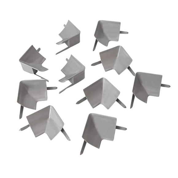 InstaTrim Inside Corners - 10 Gray 3/4"" Wide Caulk Strip Inside Corner Pieces - Trim for Inside Corners - Paintable