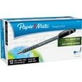 thumbnail image 4 of Paper Mate FlexGrip Ultra Non-Retractable Ballpoint Stick Pen, Black, Pack of 12, 4 of 5