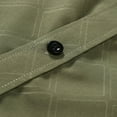 thumbnail image 6 of YLSDY Men's Dress Shirts Long Sleeve Collared Slim Fit Business Casual Outfits Wrinkle-Free Button Down Shirts Casual Suit Army Green M, 6 of 8