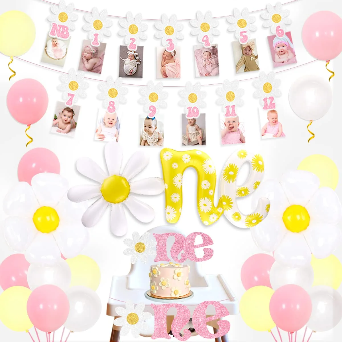 First Birthday Highchair Decoration  Bee Birthday Decorations - Party &  Holiday Diy Decorations - Aliexpress