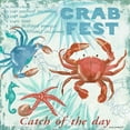 thumbnail image 2 of Phillips, Anita 15x15 White Modern Wood Framed Museum Art Print Titled - Crab Fest, 2 of 4