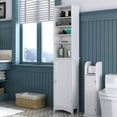 Soges 65 inch Tall Bathroom Storage Free Standing Bathroom