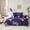Purple, variant on Feelyou Romantic Gold Butterfly Twin Bedding Sets 7-Piece, Glitter Stars Starry Sky Bedding Comforter Set, Dreamy Animal Reversible Sheet Sets, Super Cozy Room Decor