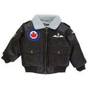 Up and Away RCAF Canadian Bomber Jacket Brown 18 Months