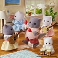 thumbnail image 3 of Calico Critters Persian Cat Family, Set of 4 Collectible Doll Figures, 3 of 6