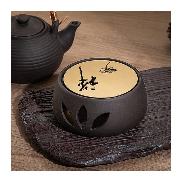 Ceramic Teapot Warmer Holder Base Tea Warmer Insulation Base Tea Coffee Water Warmer Hollow Candle Heater Base Holder ,Long Lasting