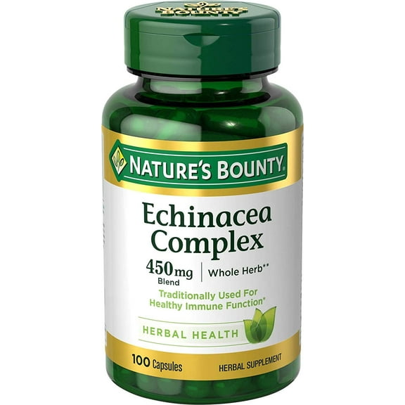 Nature's Bounty Echinacea & Goldenseal, 450mg,100 Capsules