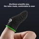 thumbnail image 5 of 1 par de fundas para los dedos para PUBG, transpirables, a prueba de sudor, para la punta de los dedos (verde), 5 of 9