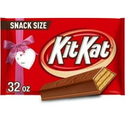 KIT KAT® Milk Chocolate Wafer Snack Size, Valentine's Candy Bag, 32 oz