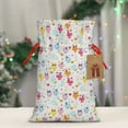thumbnail image 5 of Salouo Cute Owl Print Drawstring Christmas Gift Bag,Xmas Gift Bags Holiday Gift Wrapping Drawstring Gift Pouch with Tag Holiday Gift Bags Party Favor Bags,1PCS-Medium, 5 of 9