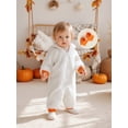 thumbnail image 6 of RUINIXCW Toddler Newborn Baby Christmas Goose Costume Kids Halloween Animal Costume Warm Fall Winter Plush Jumpsuit Outfit Long Sleeve Hood Zip Up Full Length Romper with Foot Covers, 6 of 9