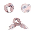 thumbnail image 3 of Unique Bargains 1 Pc Stylish Rabbit Ears Flower Hair Ties Hair Bands Pink, 3 of 5