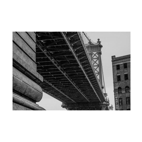 Trademark Fine Art Rikard Ekstrand Manhattan Bridge Brooklyn New York Canvas Wall Art