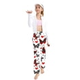 thumbnail image 6 of Riecok Leggings for Girls High Waisted Elasticity Cute Butterfly Printed Fashion Straight Yoga Pants Multicolor 10 Years, 6 of 8