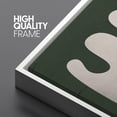 thumbnail image 4 of PixonSign Framed Canvas Print Wall Art Set Geometric Art Deco Retro Vintage Polygon Abstract Shapes Illustrations Modern Art Minimalism Decorative for Living Room, Bedroom, Office - 24"x36"x3 White, 4 of 5