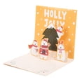thumbnail image 1 of Greeting Card, Hot Silver Process Exquisite Textured Christmas Special Christmas Card With Envelope Sticker For Decoration For Gift A Style,B Style,C Style, 1 of 8