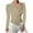 Khaki, variant on Hanen Women's Cropped Blazer - Long Sleeve, Notched Lapel, Slim Button Jacket for Casual & Party
