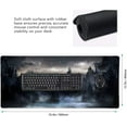 thumbnail image 5 of Forest Extra Large Black Gaming Mouse Pad Non-Slip Rubber Base Giant Mountain Mousepad 35.4×15.7in with Stitched Edge Waterproof Keyboard Pads Computer Desk Laptop Mat for Work & Game & Office & Home, 5 of 6