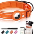 thumbnail image 1 of LAICAIW Collier pour Chien Réfléchissant avec AirTag, Collier pour Chien avec AirTag en Forme de Pomme Rembourré, Collier pour Chien Robuste avec Étui de Support pour AirTag, Accessoires Ajustables pour AirTag, Collier pour Animaux de Compagnie pour Petit Moyen Grand Chien, TG (19 Pieds'-22 Pieds), 1 of 6