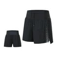 thumbnail image 2 of Styesk Mens Shorts Men Solid Color Casual Running Lining Pants Drawstring Pockets Exercise Shorts Pants, 2 of 7