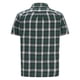 thumbnail image 2 of Camisas de Manga Larga para Hombres Botón Abajo Gira-Abajo Cuello Blusa, Retícula Impresión Casual Estilo de Negocios, 2 of 5
