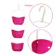 thumbnail image 2 of unbranded Organizador De Almacenamiento Colgante Rosy Con 3 Estantes Y Gancho Rotatorio Para, 2 of 3