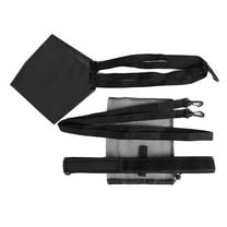 Mobutofu Swimming Resistance Bands Black Polyester 1Set 13.77x2.36x1.57Inch