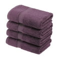 thumbnail image 2 of Superior Hymnia Egyptian Cotton Hand Towel Set, Plum, 2 of 7