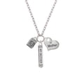 thumbnail image 2 of Delight Jewelry Silvertone Prayer Box Always My Mother Bar Zoe Necklace, 2 of 4