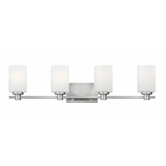 4 Light Bathroom Vanity in Transitional Style 32 inches Wide By 7.5 inches High-Brushed Nickel Finish Bailey Street Home 81-Bel-1903381