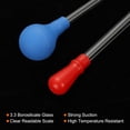 thumbnail image 4 of Uxcell Graduated Dropper Pipettes Kit, 3 Pack 0.5ml/1ml/5ml Borosilicate Glass Pipette with Rubber Squeeze Bulb for Transfer Liquid for Lab, Chemistry, 4 of 7
