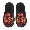 thumbnail image 4 of Zapatillas de algodón para interior de otoño e invierno con el logotipo del equipo Bengals, zapatillas de algodón ligeras, cálidas y cómodas para hombres y mujeres, 4 of 8