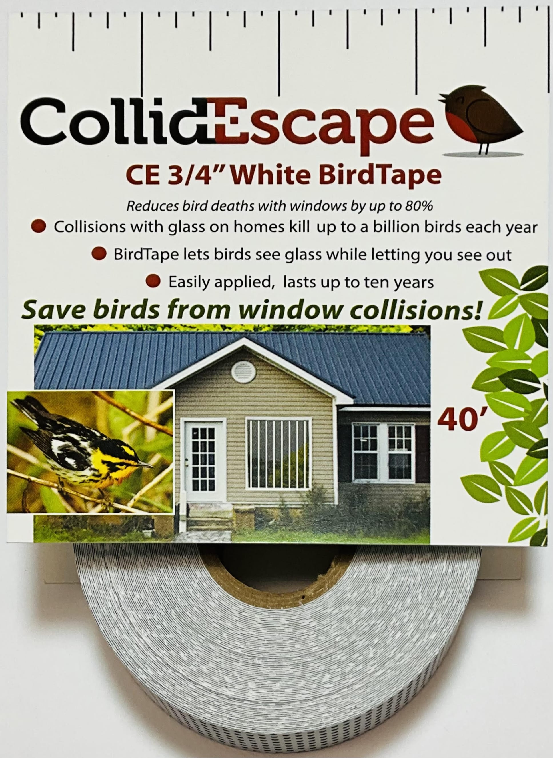 Petallo AntiCollision Window Clings Bird Alert Collision Decals to
