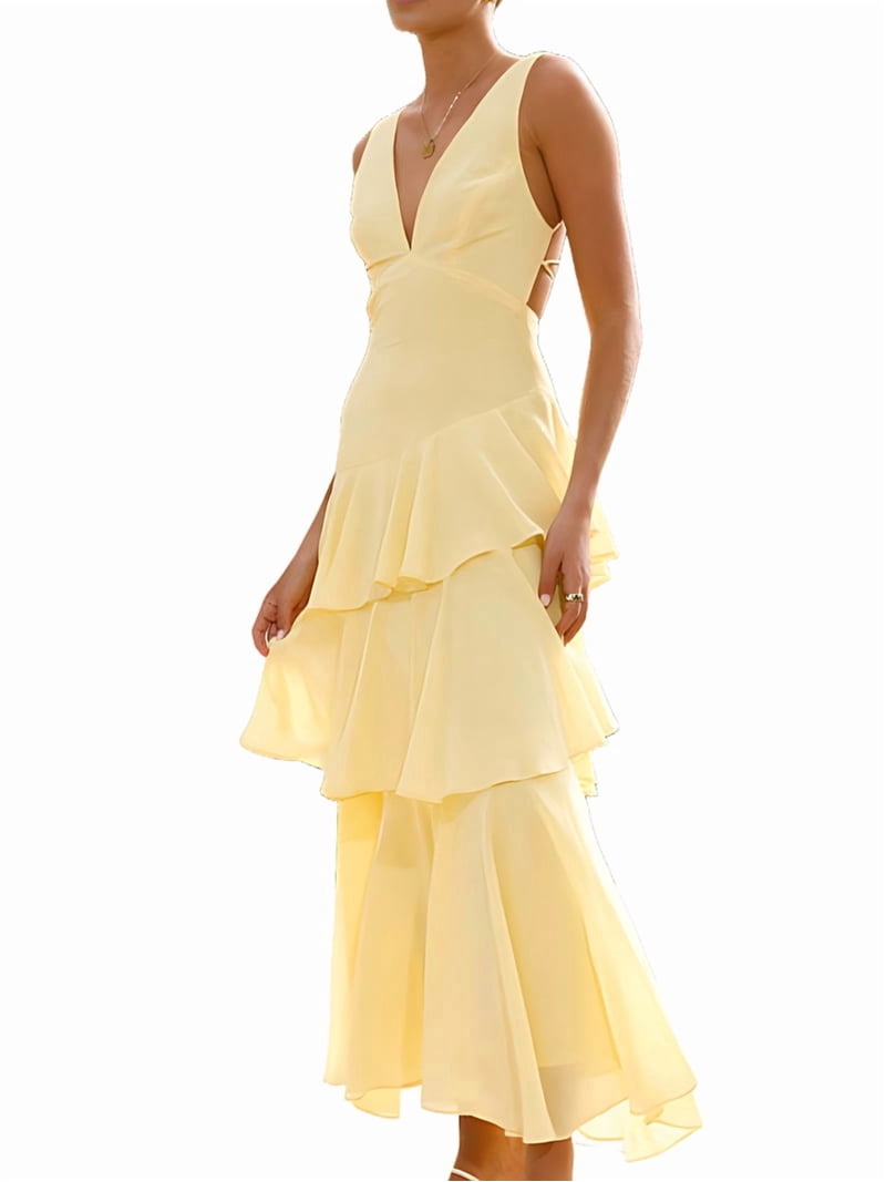 yellow bridesmaid dresses under 100 Yellow Bridesmaid Dresses - Under $100, All Sizes