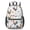 Rooster and Egg, variant on Rooster and Snowflake Blue Pattern 17" School Backpacks for Teens,Waterproof Oxford Fabric,S-Shape Padded Straps for School,Travel,Hiking,Camping