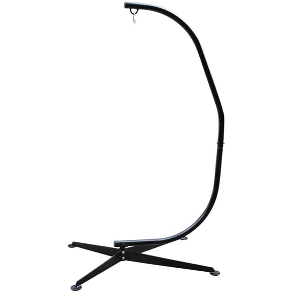 Sorbus Steel C-Stand Hammock Chair Stand, Adjustable Height, Weather-Resistant, Supports 330 lb