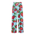thumbnail image 3 of Pisexur Sweatpants for Men High-end Fabric Work Pants for Men,Men Printing Elastic Waist Draw Rope Pocket Full Length Pants Light Blue,S, 3 of 5