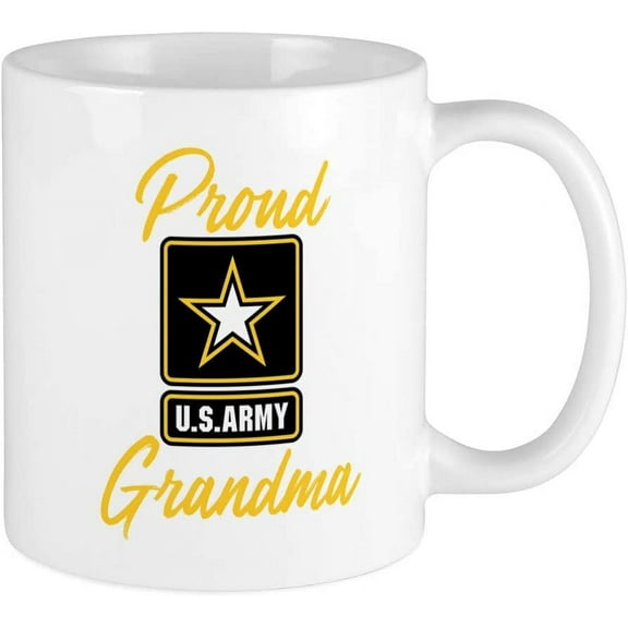 Proud US Army Grandma Ceramic Coffee Mug, Tea Cup 11 oz