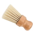 thumbnail image 1 of Cepillo de barbero para el cuello con cerdas respetuosas con la piel, cepillo de madera para limpiar el cabello del cuello y la cara., 1 of 5