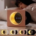 thumbnail image 2 of Haut-parleur Bluetooth Sans Fil avec Lampe d'Atmosphère de Lune et Horloge, 2 of 4