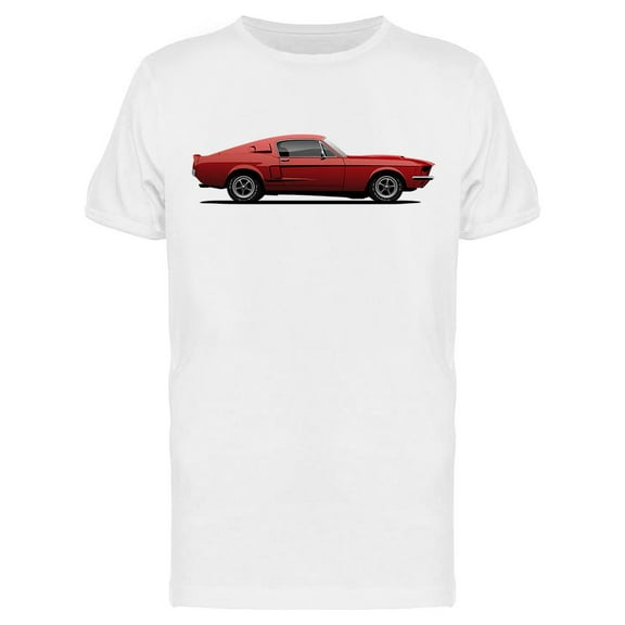 Muscle Car Side View T-Shirt Men -Image by Shutterstock, Male XX-Large