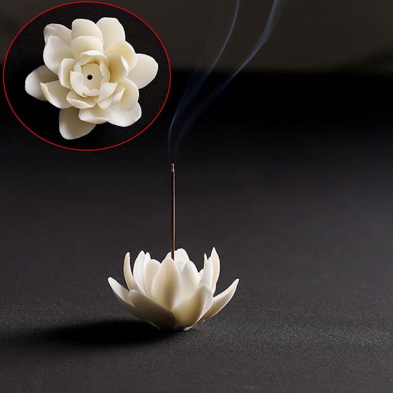 9holes lotus incense burner holder flower statue censer plate for Sticks&Cone P* 
