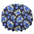 thumbnail image 2 of Pioneer Flower Floral Print Pattern Round Tablecloth 60 X 60 Inch, Wrinkle Resistant Wipeable Table Cloth for Kitchen Dining Picnic Patio Party, 2 of 6