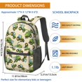 thumbnail image 3 of Tractor and Harvesters Cream Pattern 17" School Backpacks for Teens,Waterproof Oxford Fabric,S-Shape Padded Straps for School,Travel,Hiking,Camping, 3 of 6