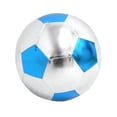 thumbnail image 3 of Siruishop 25cm Inflatable Soccer Ball Glossy Training for Club Competition Sports Gift Blue, 3 of 8