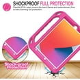 thumbnail image 5 of AVAWO Kids Case for iPad 9th/8th/7th Generation, iPad 10.2 case 2021/2020/2019 with Built-in Screen Protector, Shockproof Lightweight Handle Stand Kids Case for iPad 10.2 9th Generation - Rose, 5 of 9