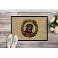 thumbnail image 4 of Carolines Treasures DAC2419JMAT 24 x 36 in.  Rottweiler Christmas Flowers Doormat, 4 of 6