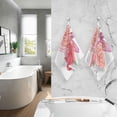 thumbnail image 6 of GZHJMY Rose Lily Quince Flower Floral Hand Towels for Bathroom 1OO% Washcloth 2 pcs Face Towel 16 x 28 inch, Absorbent Soft & Skin-Friendly, 6 of 6