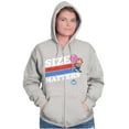 thumbnail image 4 of Funny Dubble Bubble Size Matters Zip Up Hoodie Men's Women's Brisco Brands S, 4 of 6